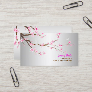 PixDezines sakura/pink cherry tree trimmers ♥♥♥ Business Card