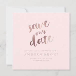 PixDezines Save Date/Rose Gold/DIY Background The Date