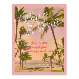Vintage Hawaiian Postcards Save The Date 7
