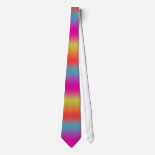 PixDezines shaved ice/retro neon colors Tie