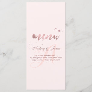 PixDezines Shine Menu/Faux Rose Gold/Fancy Script Menu