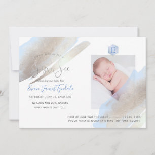 PixDezines SIP+SEE, MONOGRAM, PLATINUM+BLUE Announcement