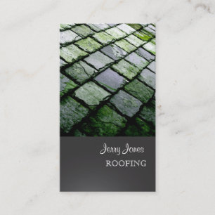 PixDezines Slate Roof, Roofing Business Card