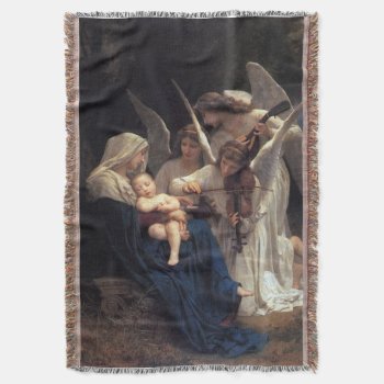 Pixdezines Songs Of Angels/bouguereau Throw Blanket by The_Masters at Zazzle