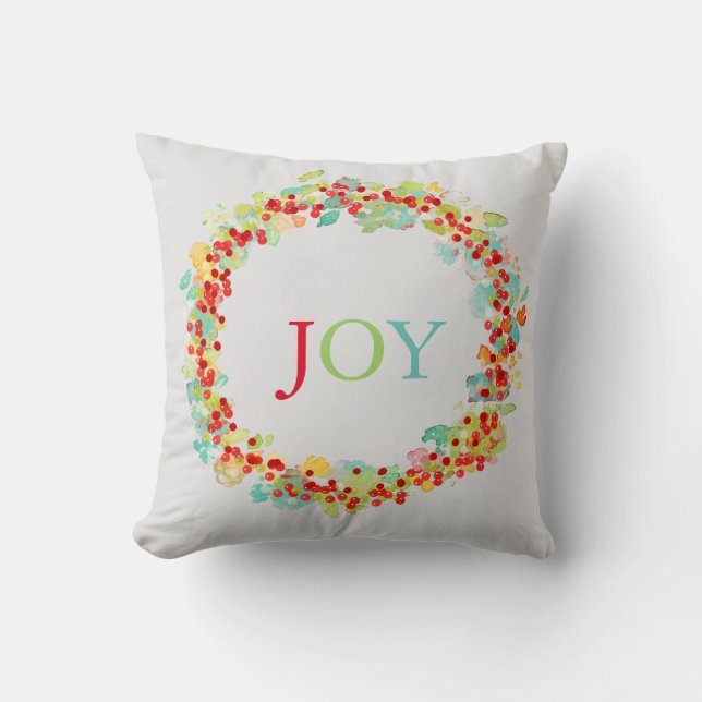 PixDezines sophie's garden/diy text+bckgrnd Throw Pillow (Front)