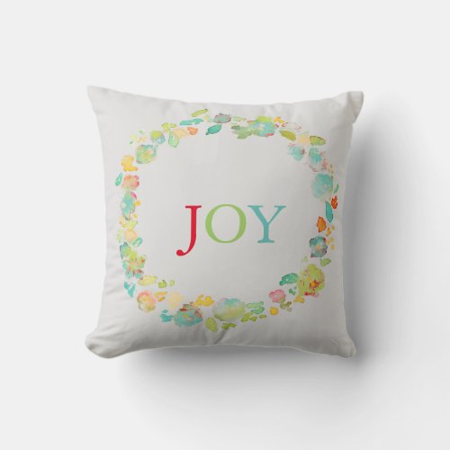 PixDezines sophies gardendiy textbckgrnd Throw Pillow