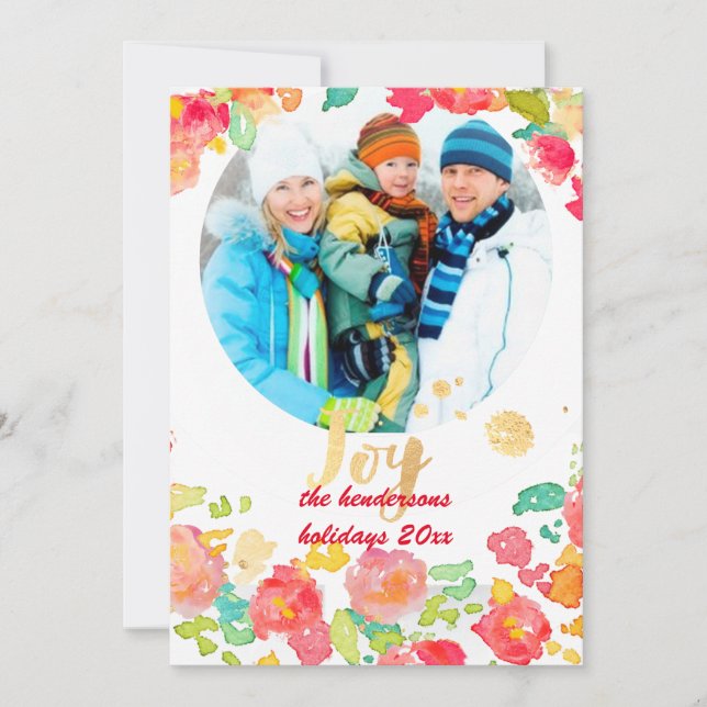 PixDezines sophie's garden/holiday cards (Front)