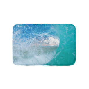 PixDezines splish splash waves/beach Bathroom Mat