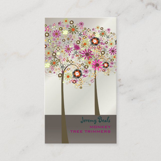 PixDezines Spring Blooms/DIY background color!! Business Card (Front)