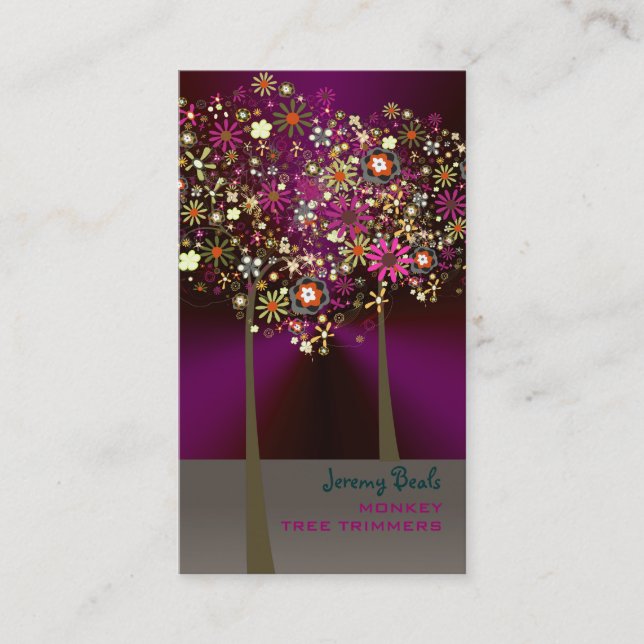 PixDezines Spring Blooms/DIY color!! Business Card (Front)