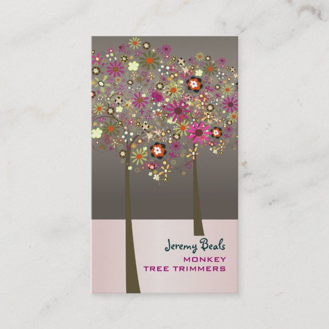 PixDezines Spring Blooms/DIY color!! Business Card (Front)