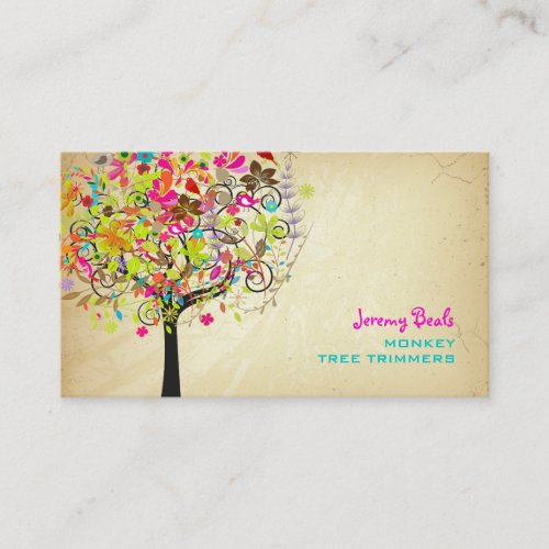 PixDezines spring bloomstree trimmers  Business Card