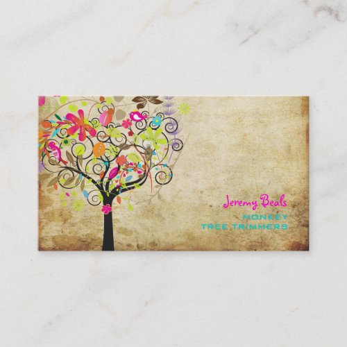 PixDezines spring bloomstree trimmers  Business Card