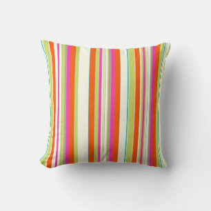 PixDezines stripes/DIY color Throw Pillow