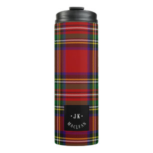 PixDezines Stuart Tartan Thermal Tumbler