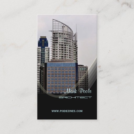 Customizable PixDezines Stylish Architects Business Cards