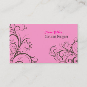 PixDezines Stylish Pearl Swirls Business Card