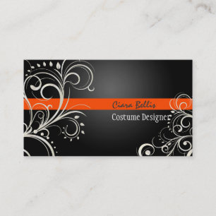 PixDezines Stylish Pearl Swirls Business Card