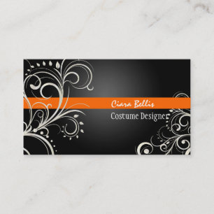 PixDezines Stylish Pearl Swirls Business Card