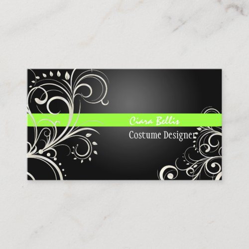 PixDezines Stylish Pearl Swirls Business Card Templates