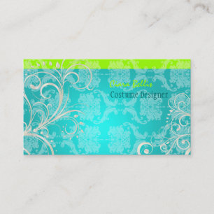 PixDezines Stylish Pearl Swirls Business Card