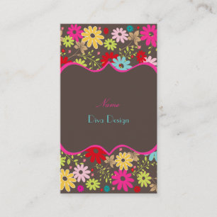 PixDezines Summer Blooms,  BusinessCard Business Card