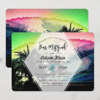 PixDezines Surfs Up Beach Bar Mitzvah
