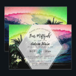 PixDezines Surfs Up Beach Bar Mitzvah Invitation<br><div class="desc">PixDezines surfs up, beach Bar Mitzvah. Palm trees swaying with rip curls coming right at you. Our dynamic design allows you to edit all elements. Click "customize it" button to edit images, rotate and add text / monogram. To view more of our beach, copy paste this URL: www.zazzle.com/pixdezines beach mitzvah?rf=238007904023613149...</div>