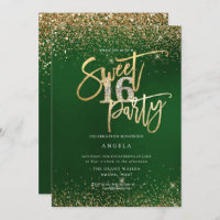 PixDezines Sweet 16 Diamond Glitters Emerald 