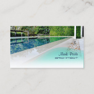 PixDezines swimming pool/diy template Business Card