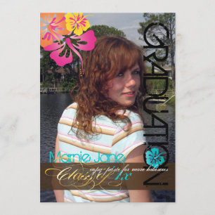 PixDezines Swirls, 2011 Graduation, Custom Color Invitation