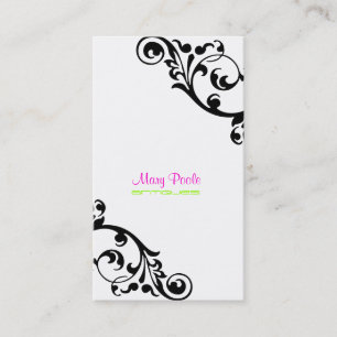 PixDezines swirls/diy background color Business Card