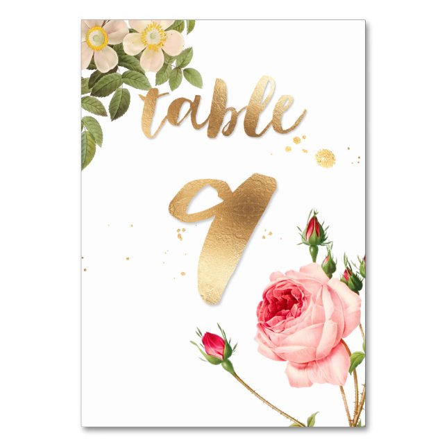PixDezines Table 9/Vintage Roses/Redoute Number (Front)