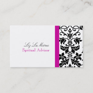 PixDezines Tanza Damask/DIY colors!!!/magenta Business Card