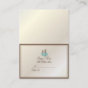 PixDezines Tent Place Card (Chubby Business Cards)
