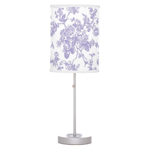 PixDezines toilepurplerosesDIY background Table Lamp