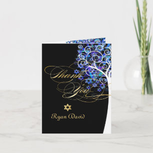 PixDezines tree of life/thank you/DIYbackground Letterpress Thank You Card