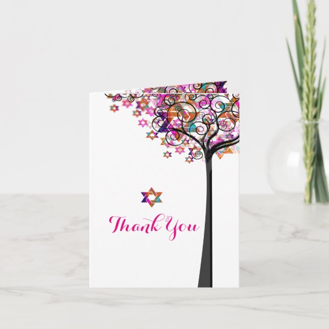 PixDezines tree of life/thank you/DIYbackground Thank You Card (Front)