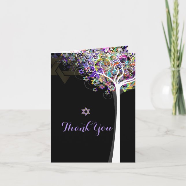 PixDezines tree of life/thank you/DIYbackground Thank You Card (Front)