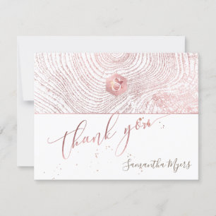 PixDezines Tree Rings Mitzvah Thank You ✡ Cards