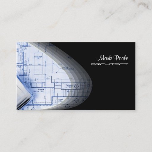 Customizable PixDezines Trendy Architect business cards