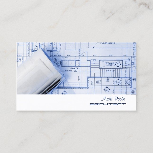 PixDezines Trendy Architect/DIY background color Business Card (Front)