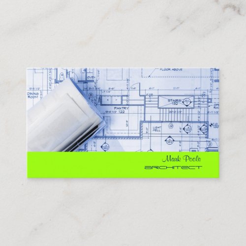 PixDezines Trendy ArchitectDIY colorneon green Business Card