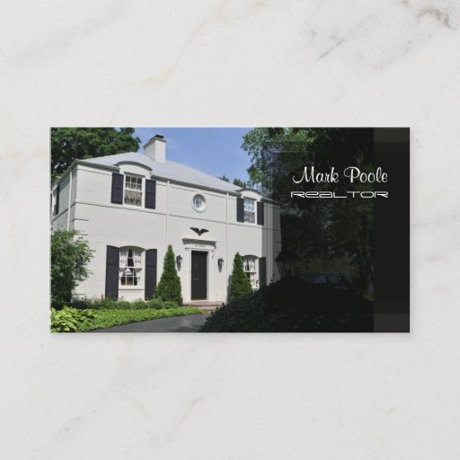 Customizable PixDezines Trendy realtor business cards