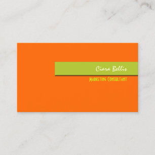 PixDezines trendy retro colors business cards