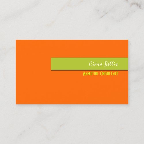 PixDezines trendy retro colors business cards