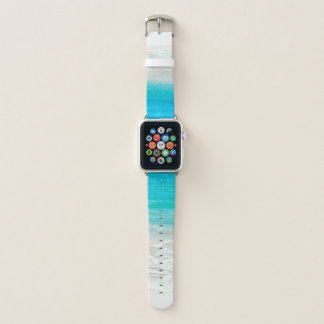 PixDezines Tropical Beach, Turquoise Blue Ocean Apple Watch Band