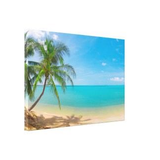 Tropical Wrapped Canvas Prints | Zazzle