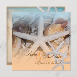 PixDezines Under the Sea, Starfish/Invitations Invitation