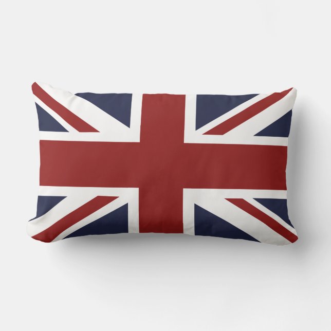 PixDezines union jack Lumbar Pillow (Front)